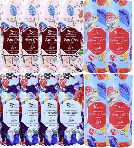 [400800B] Touch Organic - Organic Tea Bags Ace Combo (Set of 3 Flavours X 4)