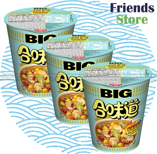 [400114B] 日清 - 合味道大杯麵 香辣海鮮味 (103克 X 3)