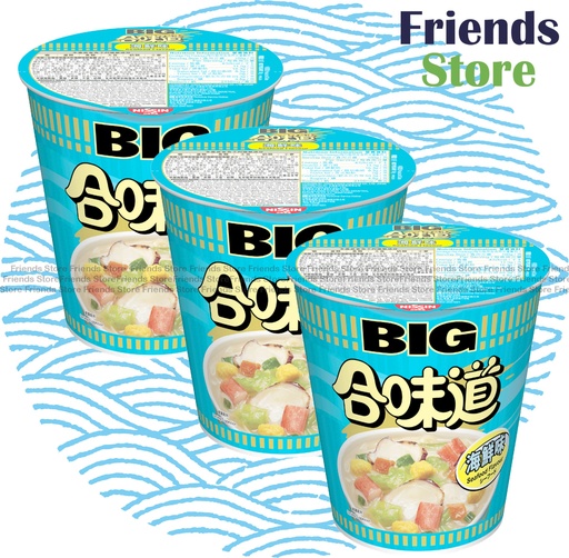 [400114A] Nissin - Big Cup Noodles Seafood Flavour (100g X 3)