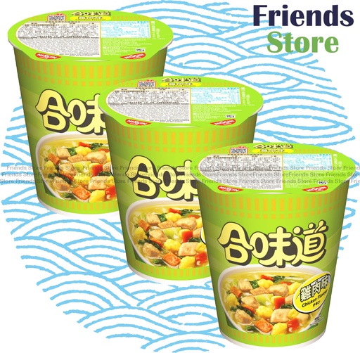 [400114S] 日清 - 合味道 小杯麵 雞肉味 (75克 X 3)